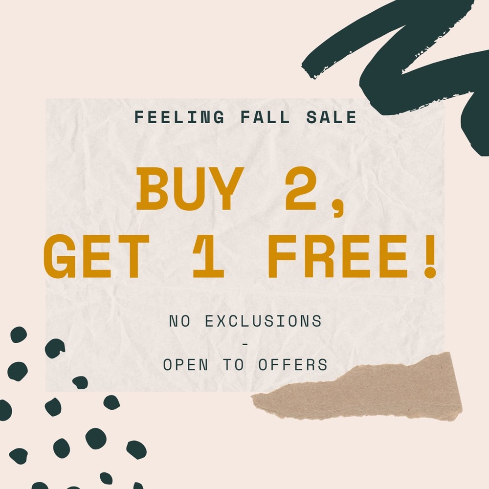 BUY 2, GET 1 FREE